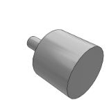 HAE04 橡胶减震器-一端外螺纹型-圆柱型