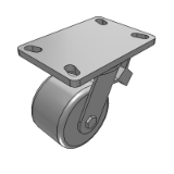 WHX46_47 工业脚轮-平底活动型/美式底板（650~1000KG）