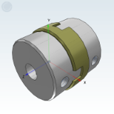 CFA01 十字环联轴器-螺钉固定型(不锈钢)