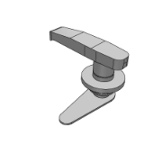 XAA36_38 防水把手锁-L型把手-单点式