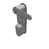 XAD28 平面锁-把手按压转动式-锁芯一体式按钮-单点式