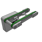 同步带输送机-双列型-头部驱动双槽型材（带轮直径30mm）-步进型