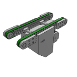 同步带输送机-双列型-中间驱动双槽型材（带轮直径30mm）-步进型