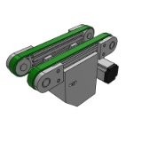 同步带输送机-双列型-中间驱动三槽型材（带轮直径50mm）-伺服型