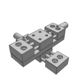 DHE01 手动位移台-XY轴-简易调整组件-进给丝杆型