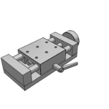 DHG11 手动位移台-X轴-简易调整组件-进给丝杆型