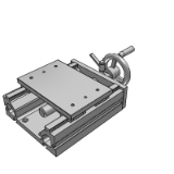 DHK01_02 手动位移台-X轴-简易调整组件-梯形丝杆型
